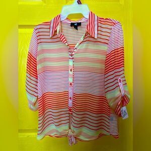 IZ Byer Buttoned Up shirt Size S